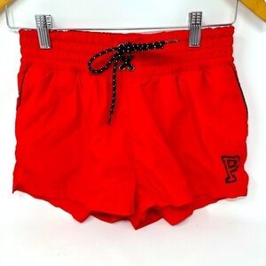 VS pink running red shorts XS NWOT